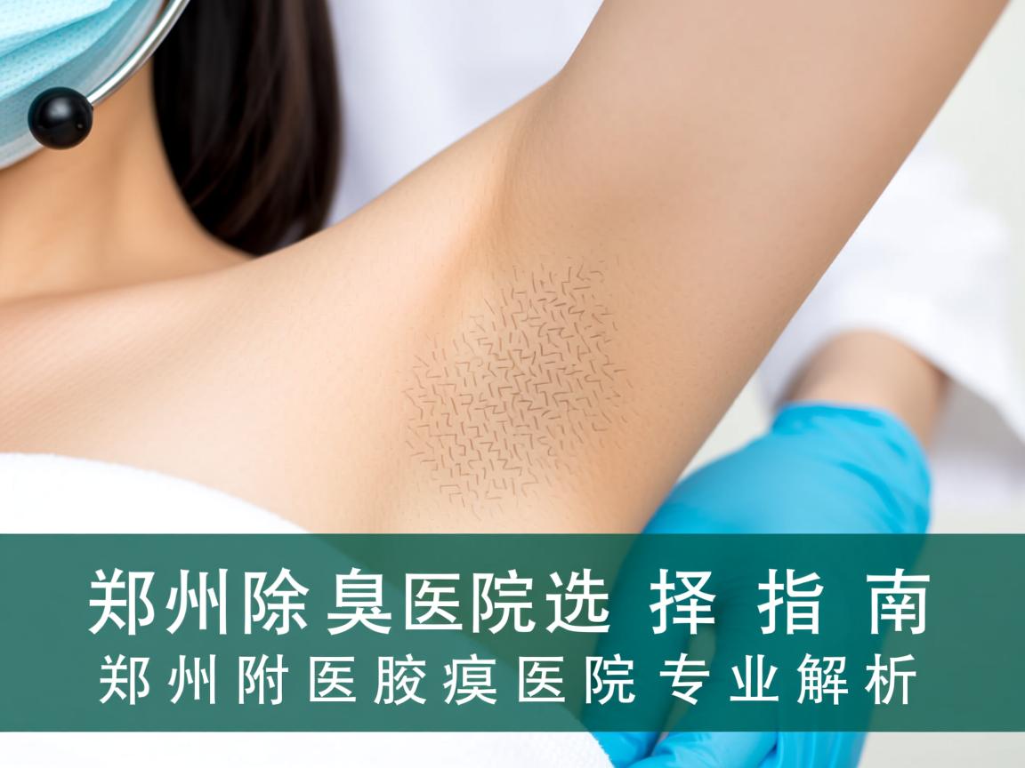 郑州除腋臭医院选择指南，郑州附医腋臭医院专业解析