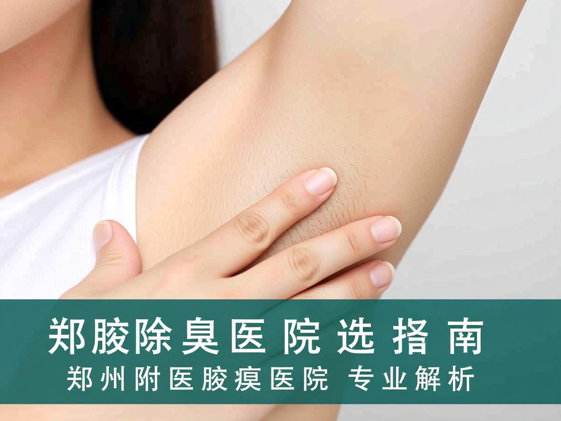 郑州除腋臭医院选择指南，郑州附医腋臭医院专业解析