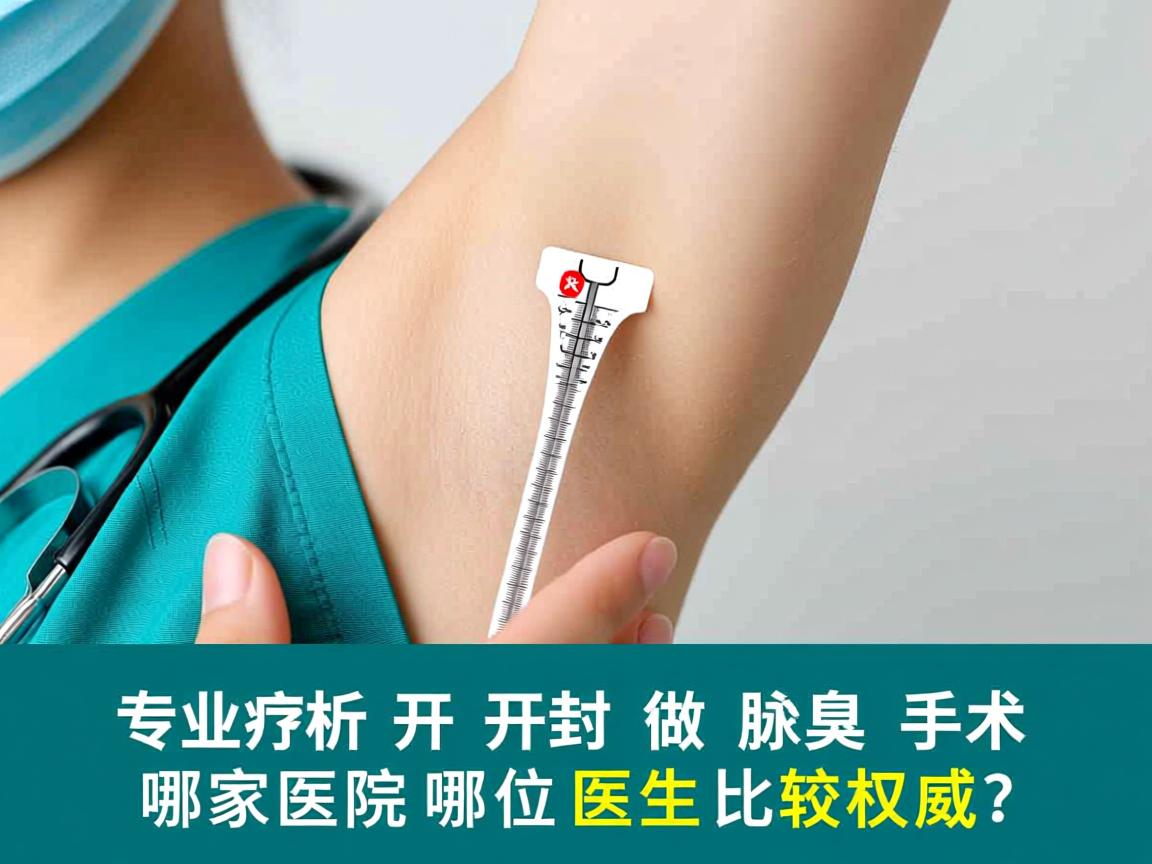 专业解析,开封做腋臭手术,哪家医院哪位医生比较权威? 专业解析,开封做腋臭手术,哪家医院哪位医生比较权威?