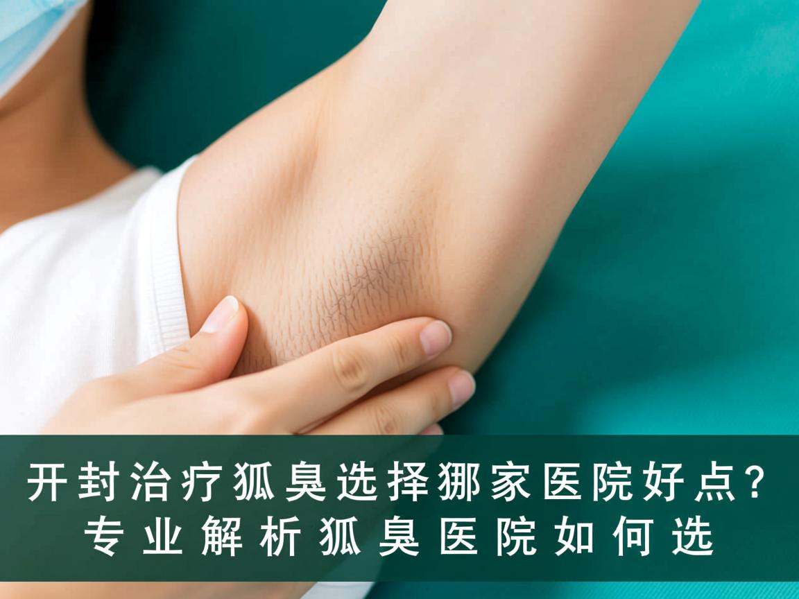 开封治疗狐臭选择哪家医院好点？专业解析狐臭医院如何选