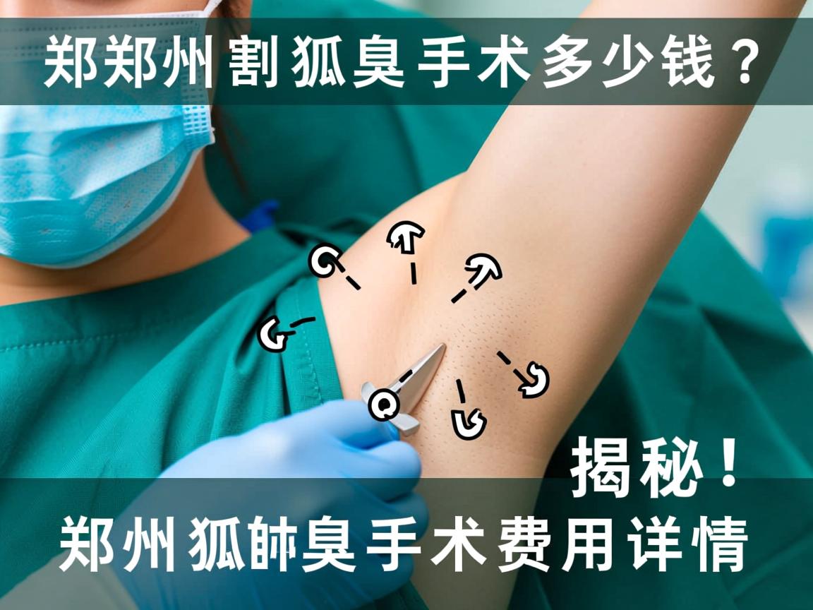 郑州割狐臭手术多少钱？揭秘郑州狐臭手术费用详情