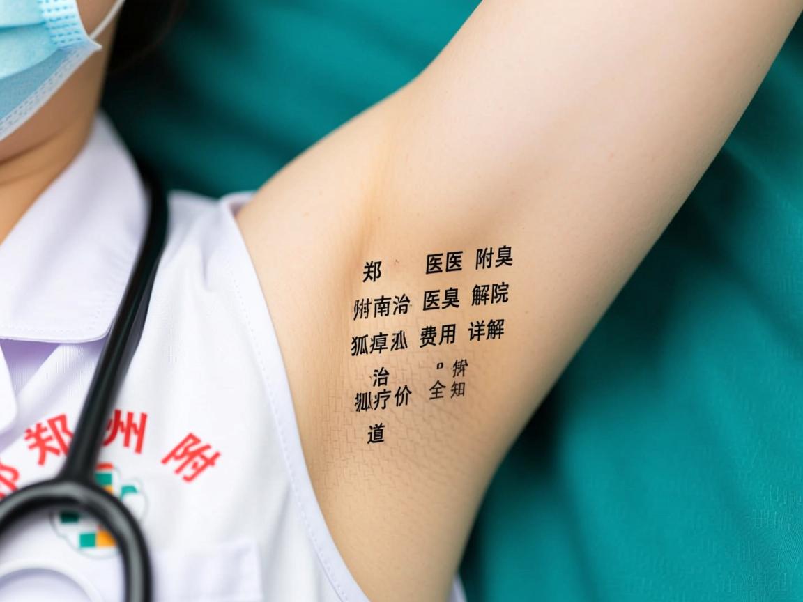 郑州附医腋臭医院解析，河南治疗狐臭费用详解，狐臭治疗价格全知道