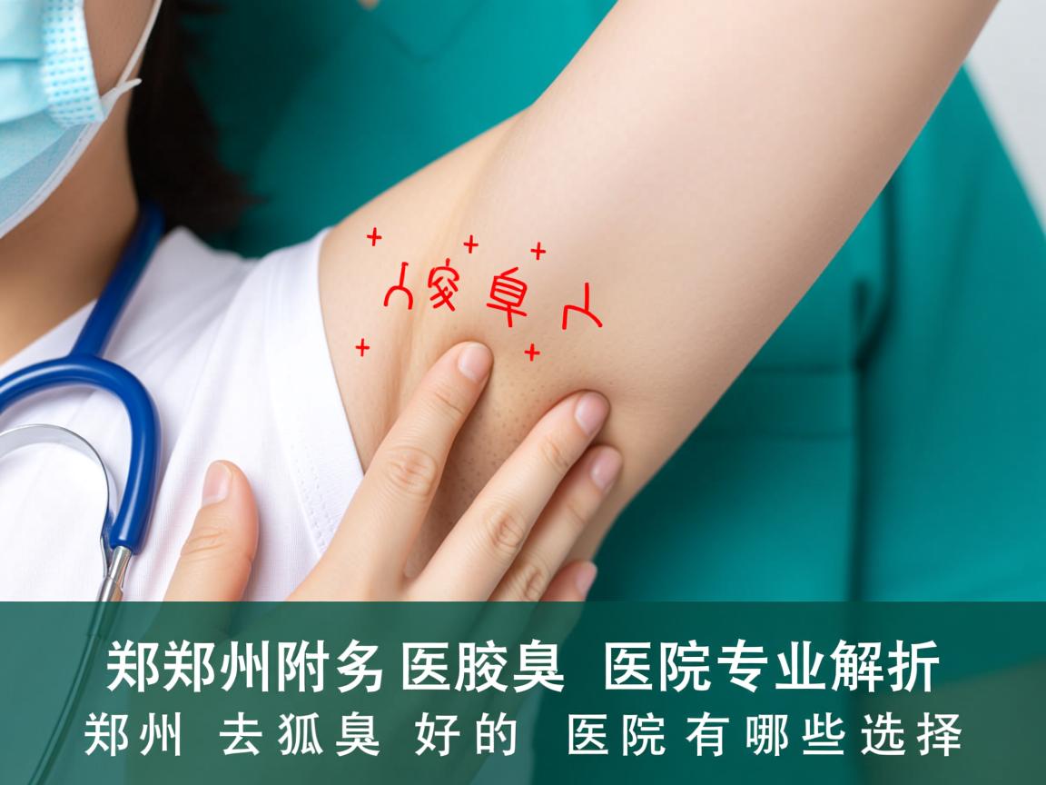 郑州附医腋臭医院专业解析，郑州去狐臭好的医院有哪些选择
