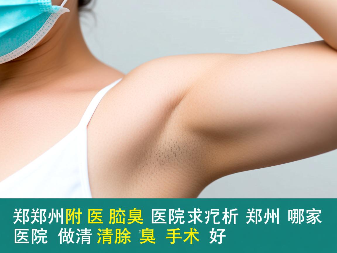郑州附医腋臭医院解析，郑州哪家医院做清除腋臭手术好