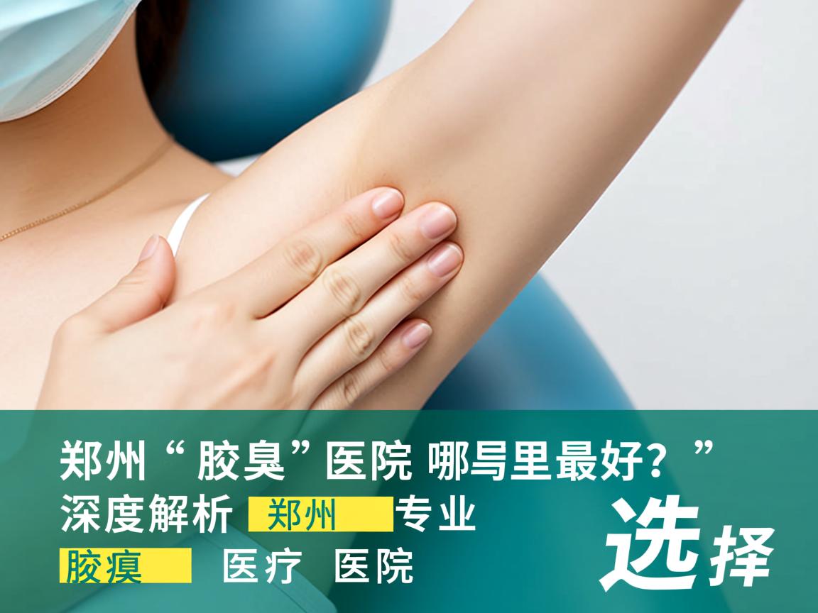 郑州腋臭医院哪里最好？深度解析郑州专业腋臭医院的选择
