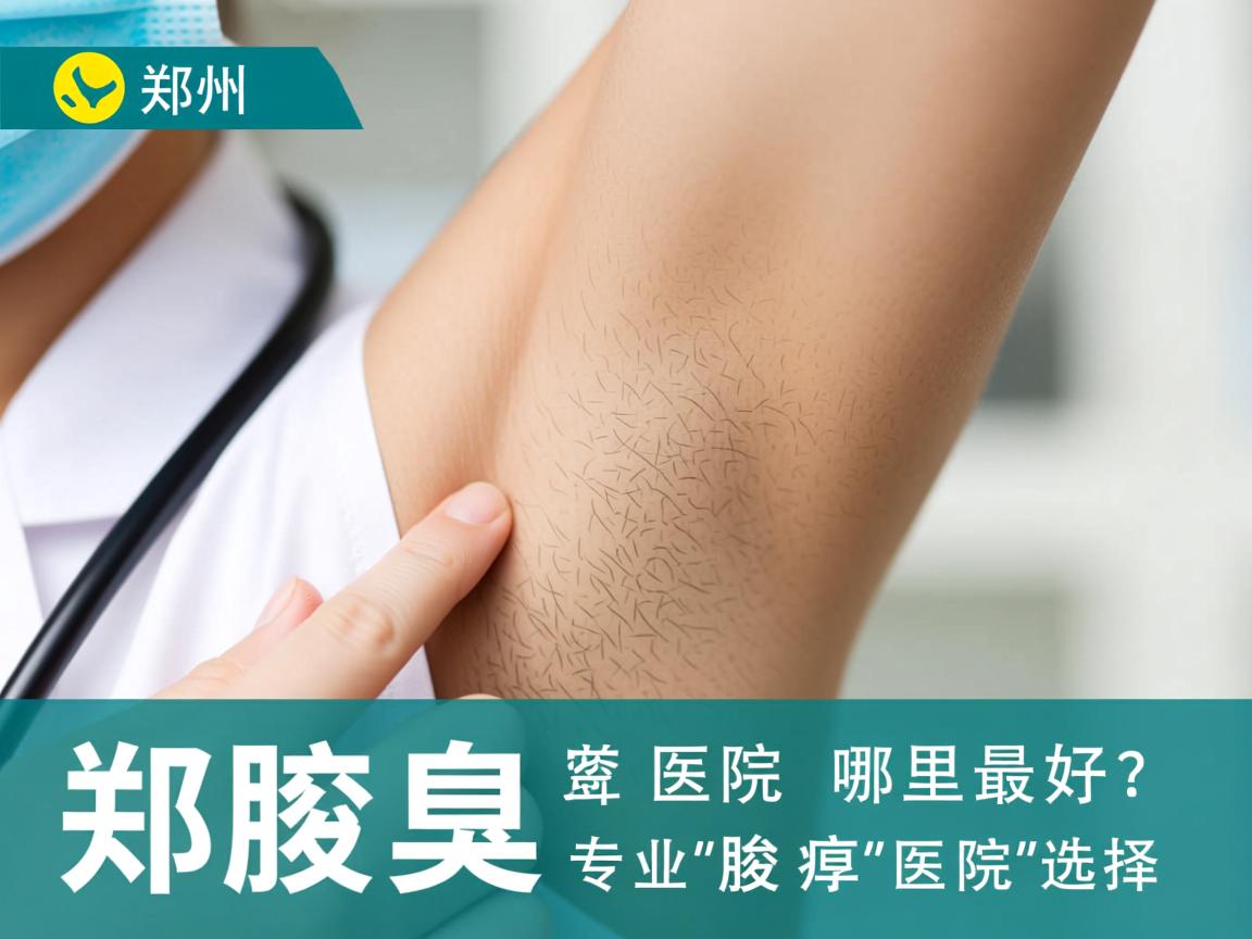 郑州腋臭医院哪里最好？深度解析郑州专业腋臭医院的选择