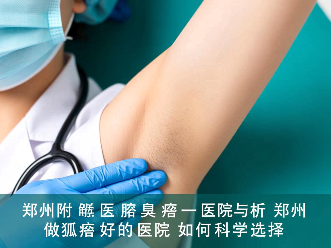 郑州附医腋臭医院解析，郑州做狐臭好的医院如何科学选择
