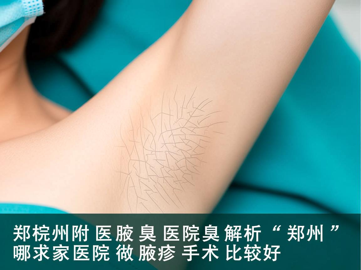 郑州附医腋臭医院解析，郑州哪家医院做腋臭手术比较好