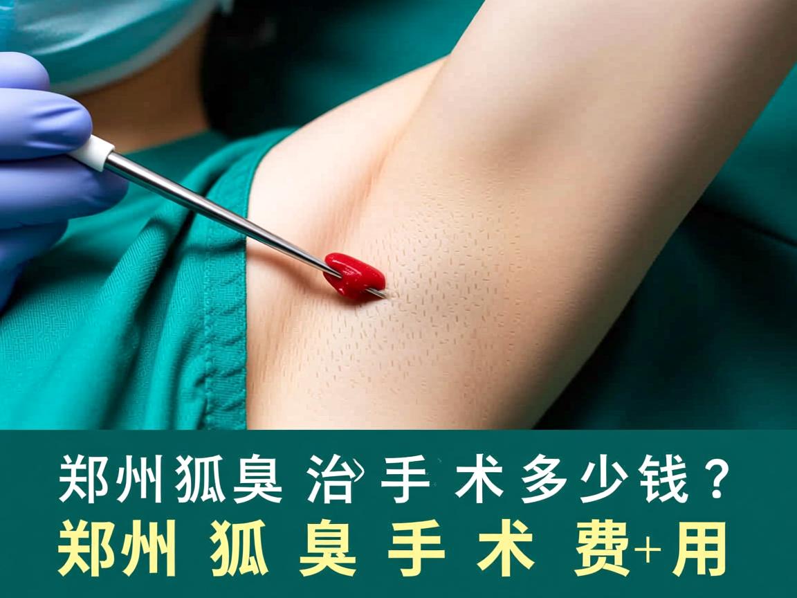 郑州狐臭治疗手术多少钱？深度解析郑州狐臭手术费用