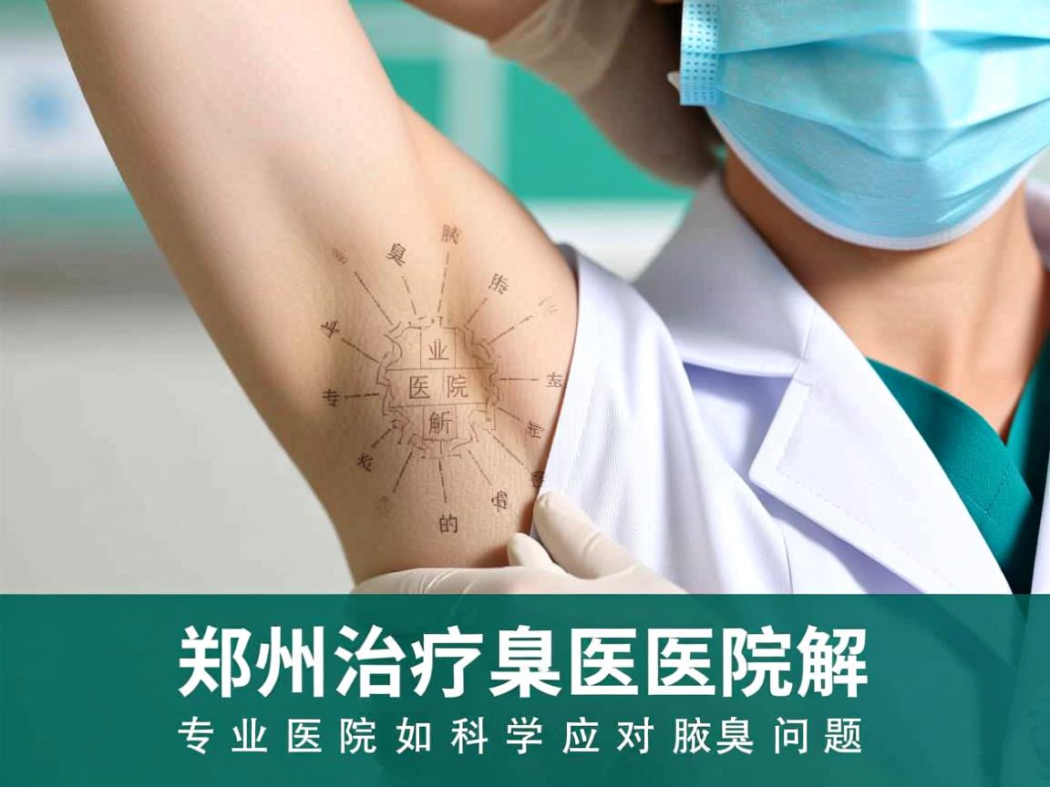 郑州治疗腋臭专业的医院解析，专业医院如何科学应对腋臭问题