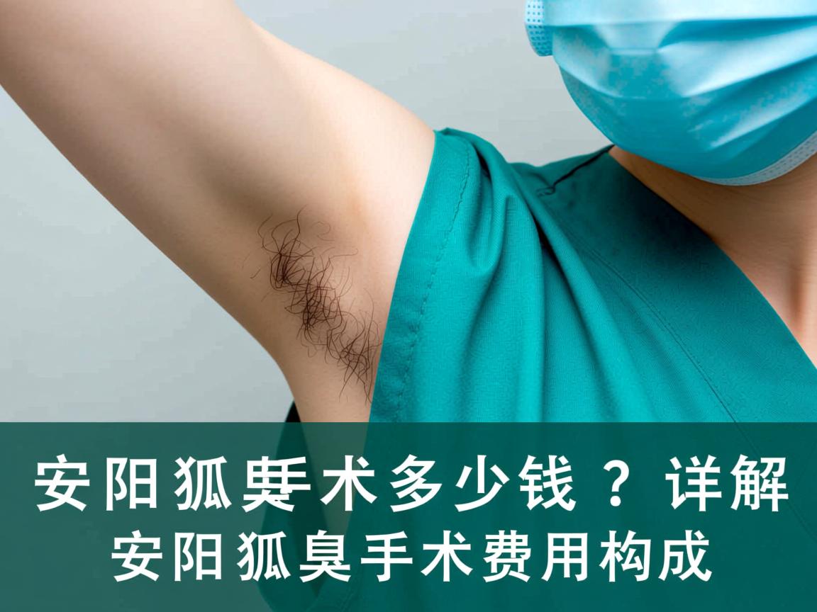 安阳狐臭手术多少钱？详解安阳狐臭手术费用构成