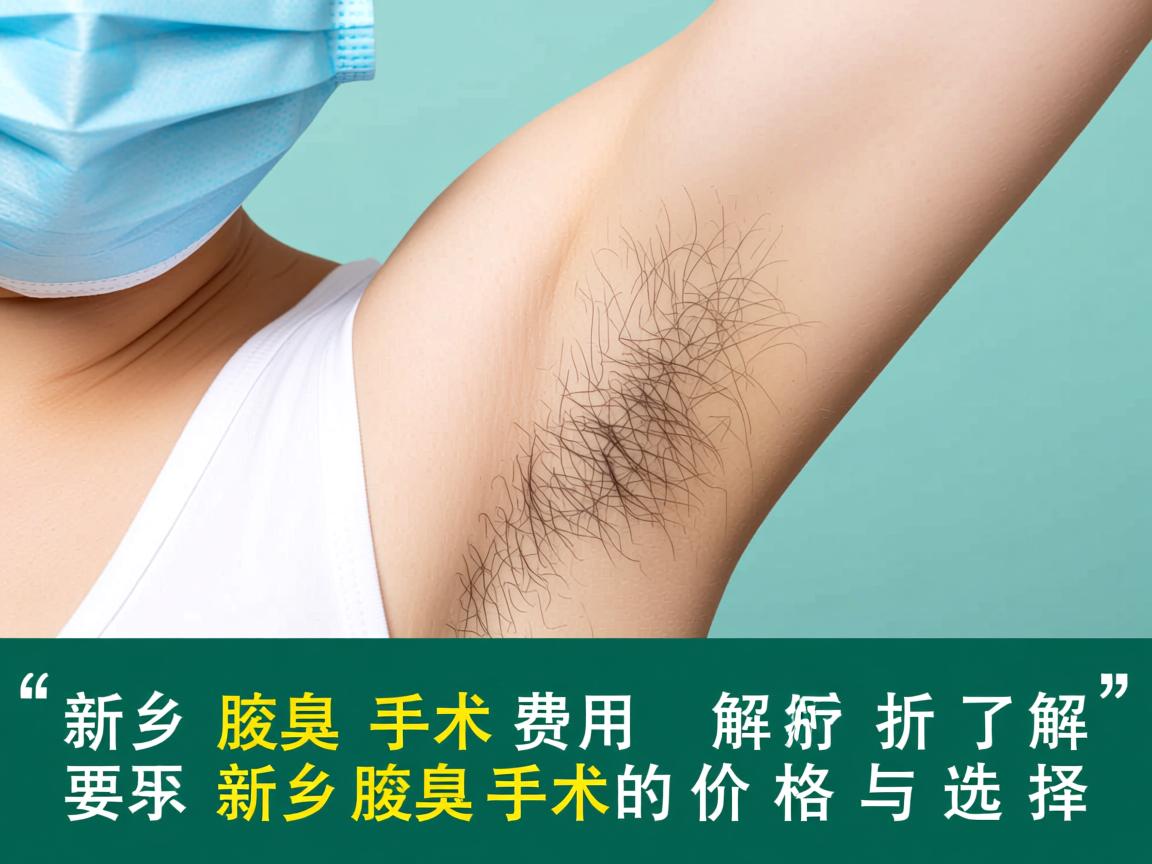 新乡腋臭手术费用解析，了解新乡腋臭手术的价格与选择