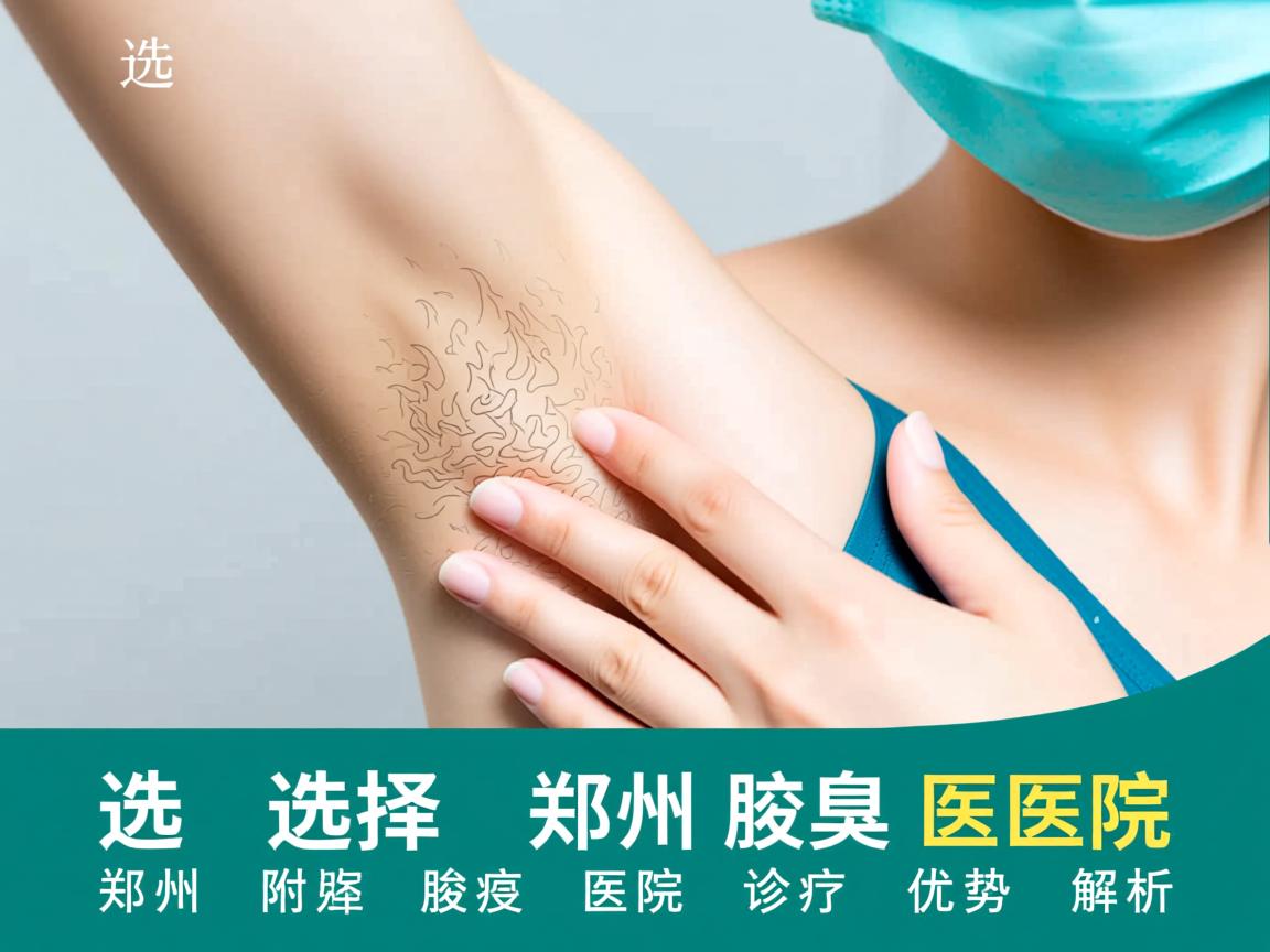 选择郑州腋臭医院，郑州附医腋臭医院的诊疗优势解析