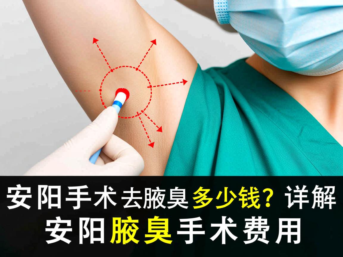 安阳手术去腋臭多少钱？详解安阳腋臭手术费用