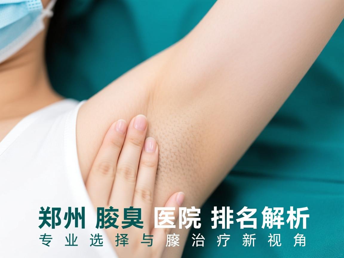 郑州腋臭医院排名解析，专业选择与腋臭治疗新视角