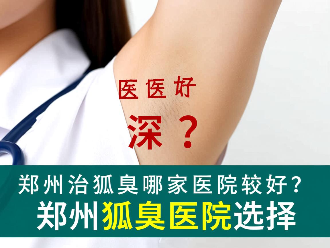 郑州治狐臭哪家医院较好？深度解析郑州狐臭医院选择
