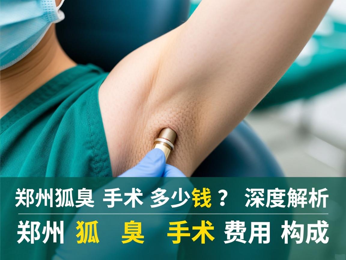 郑州狐臭手术多少钱？深度解析郑州狐臭手术费用构成