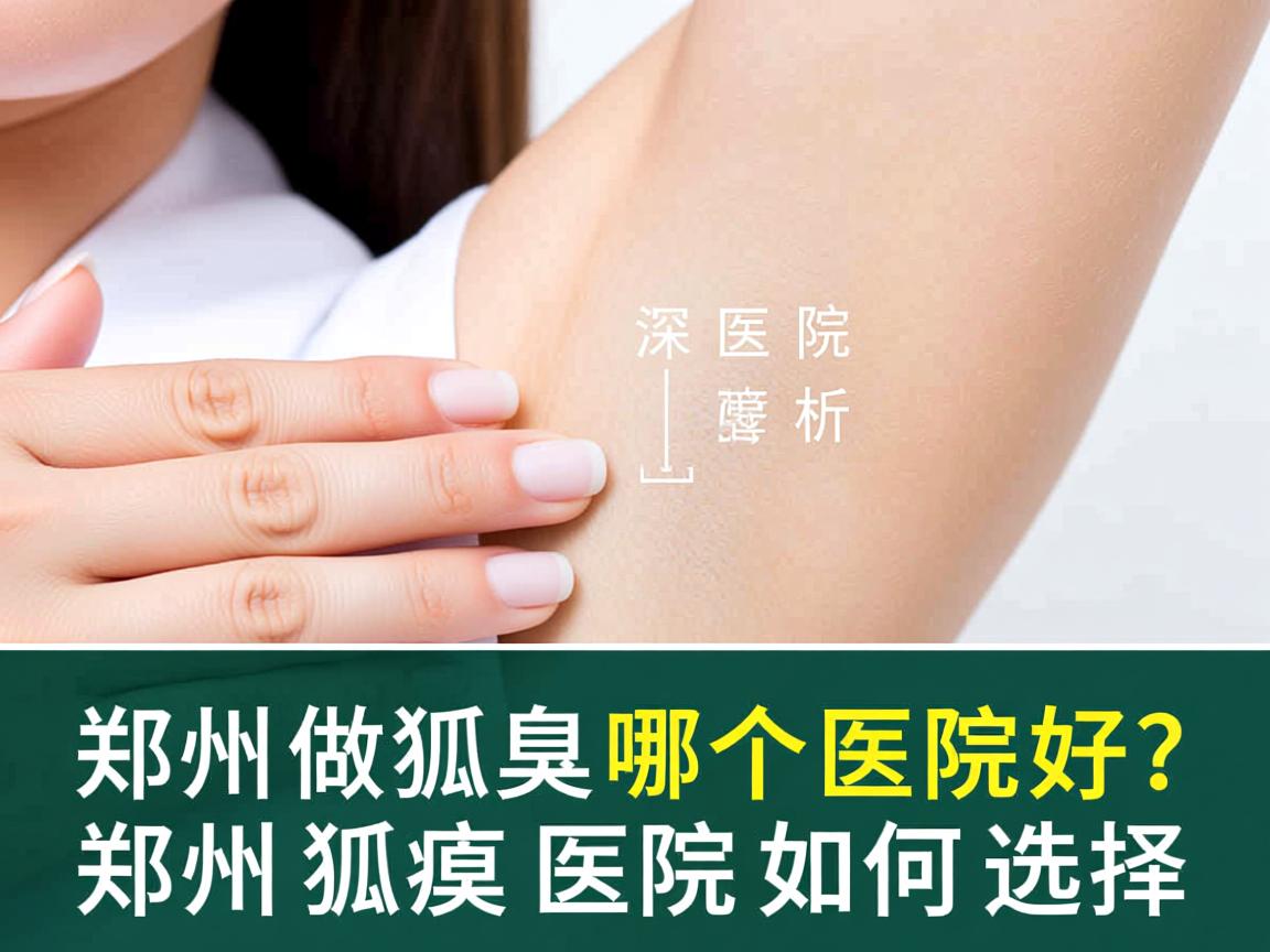 郑州做狐臭哪个医院好?深度解析郑州狐臭医院如何选择 郑州做狐臭哪个医院好?深度解析郑州狐臭医院如何选择