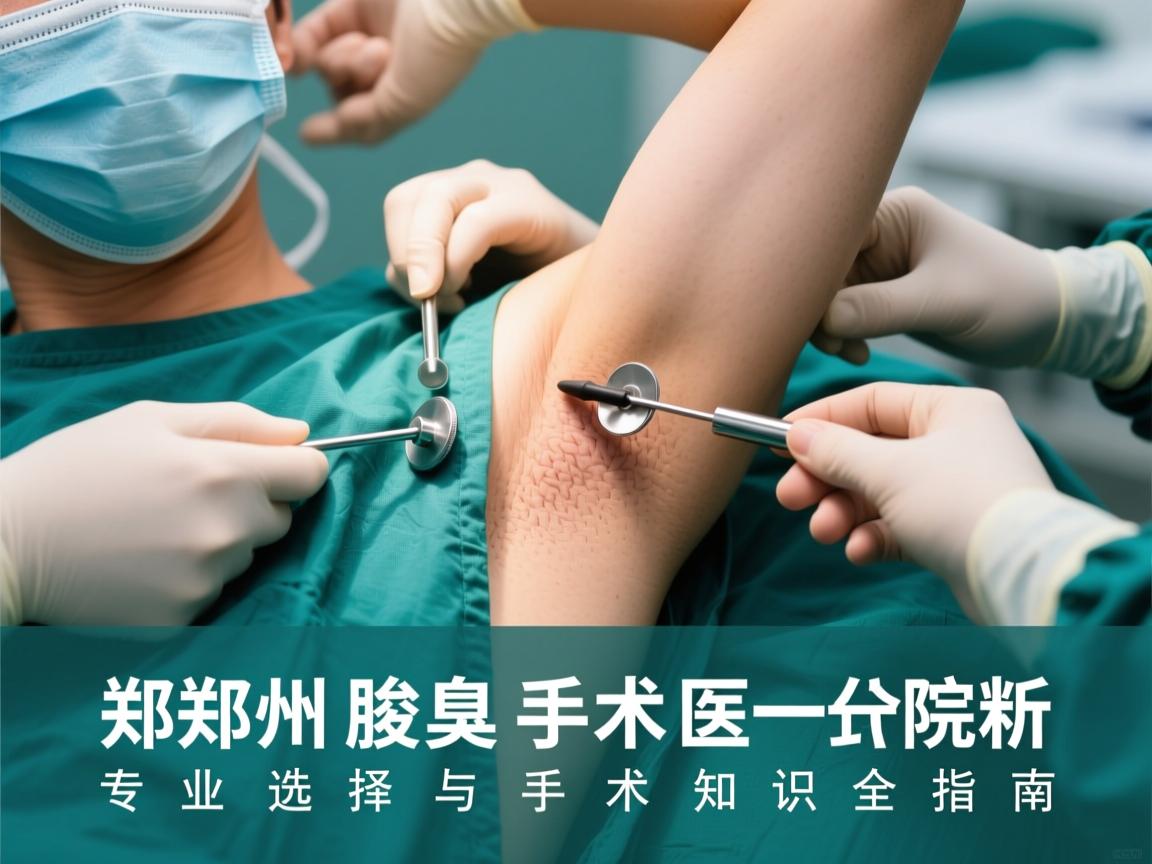郑州腋臭手术医院解析，专业选择与腋臭手术知识全指南