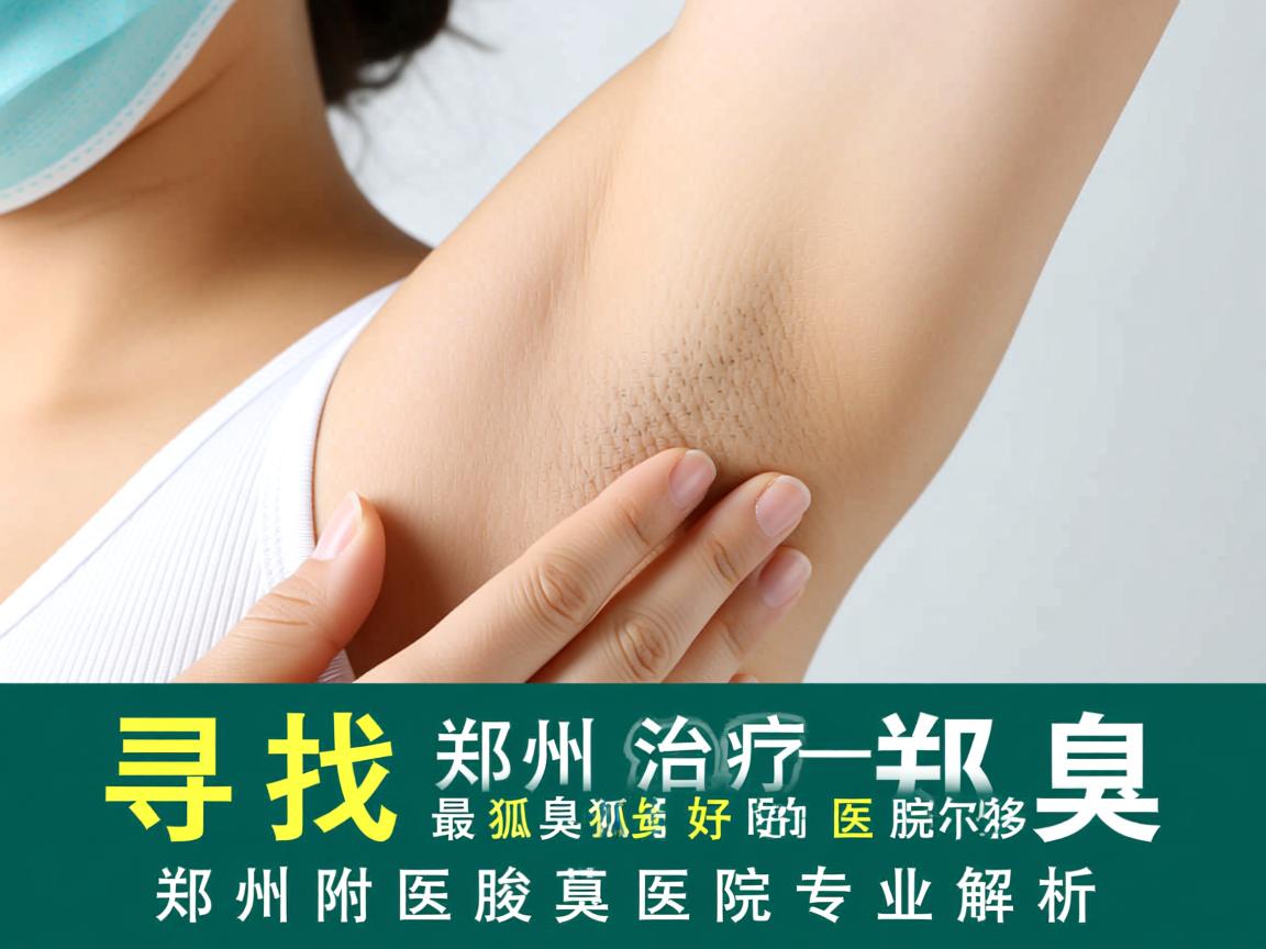 寻找郑州治疗狐臭最好的医院—郑州附医腋臭医院专业解析
