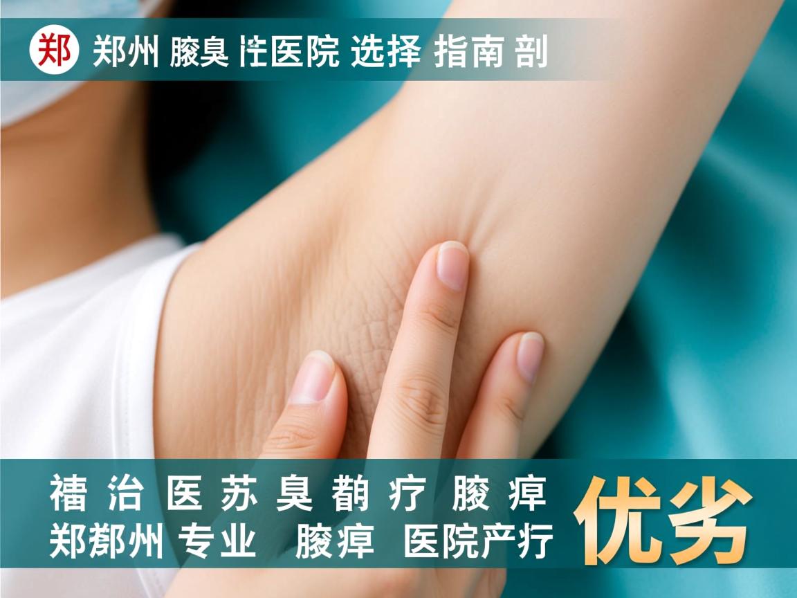 郑州腋臭治疗医院选择指南,剖析郑州专业腋臭医院的优劣 郑州腋臭治疗医院选择指南,剖析郑州专业腋臭医院的优劣