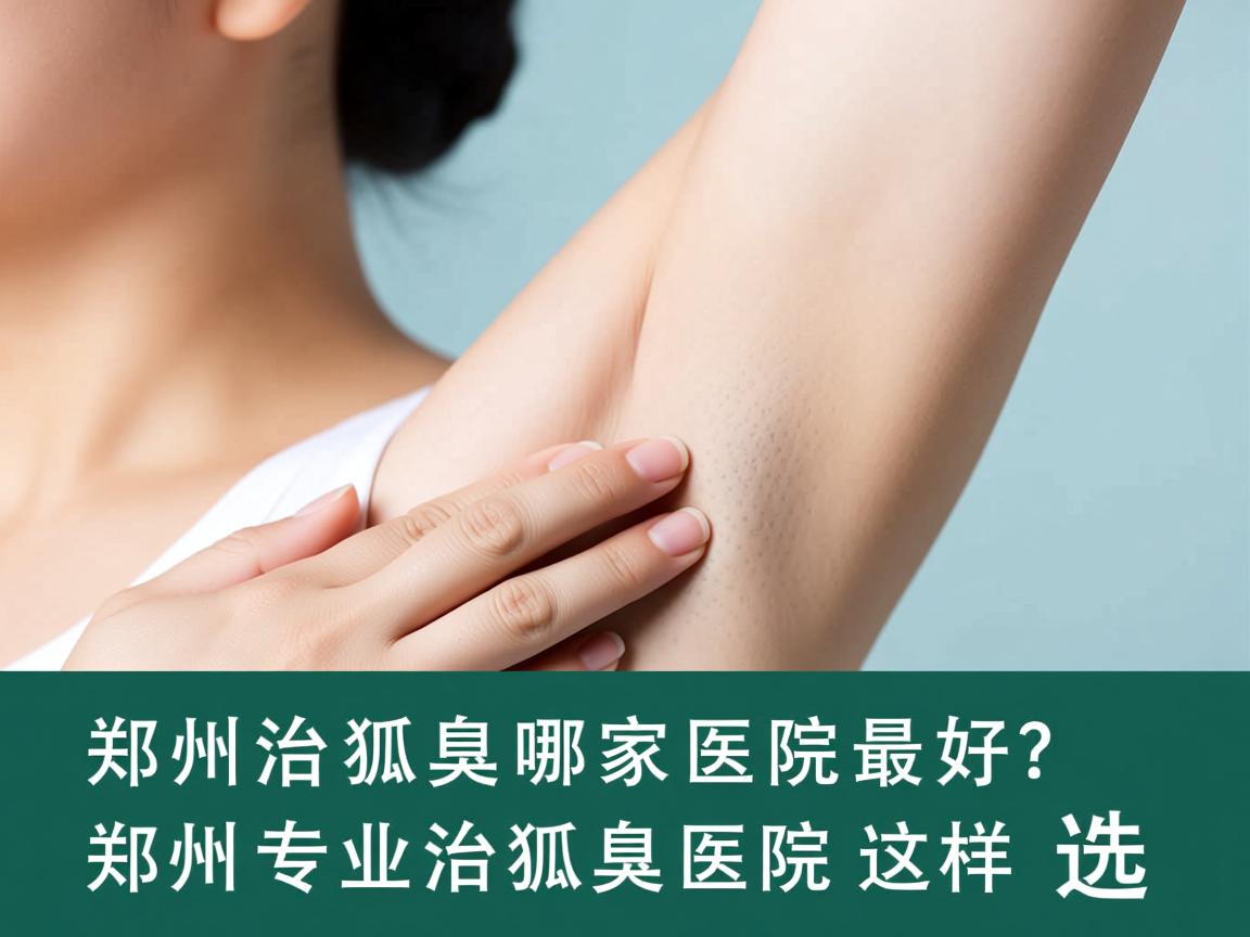 郑州治狐臭哪家医院最好？郑州专业治狐臭医院这样选