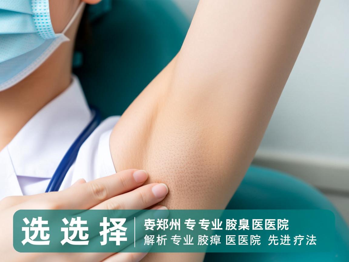 选择郑州专业腋臭医院，解析专业腋臭医院的先进疗法