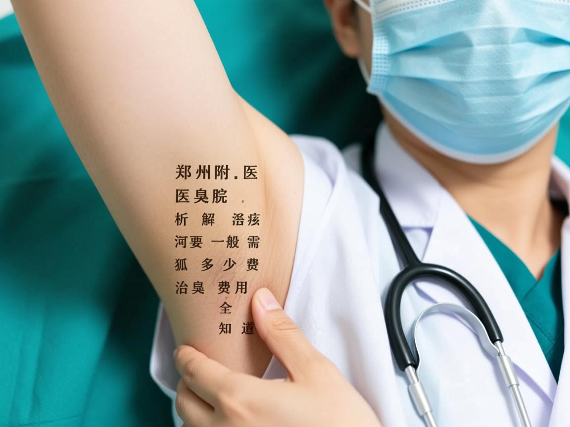 郑州附医腋臭医院解析，河南治狐臭一般需要多少费用，治狐臭费用全知道