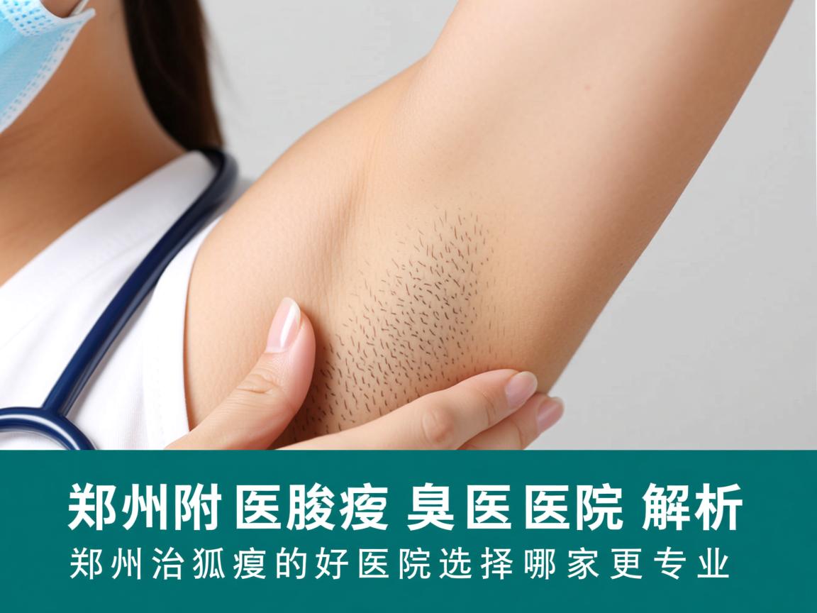郑州附医腋臭医院解析，郑州治狐臭的好医院选择哪家更专业