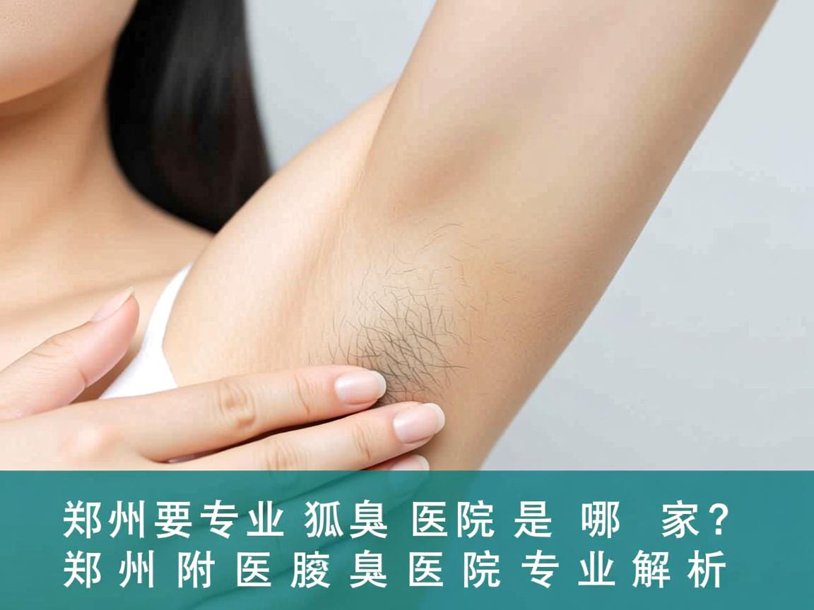 郑州专业狐臭医院是哪家？郑州附医腋臭医院专业解析