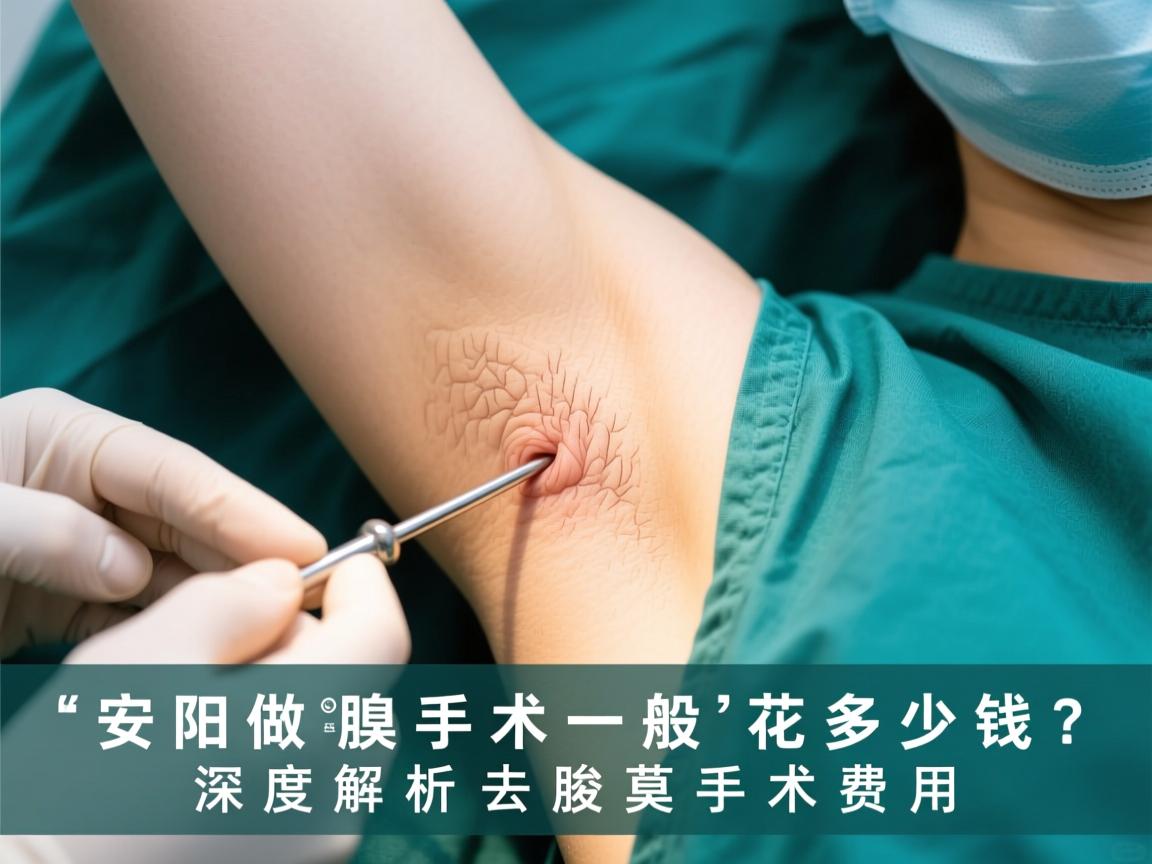 安阳做去腋臭手术一般花多少钱？深度解析去腋臭手术费用
