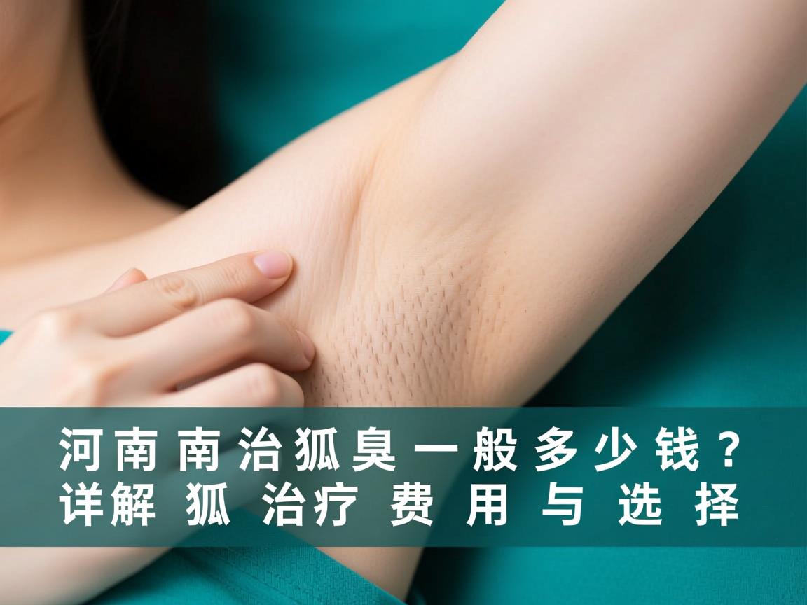 河南治狐臭一般多少钱？详解狐臭治疗费用与选择