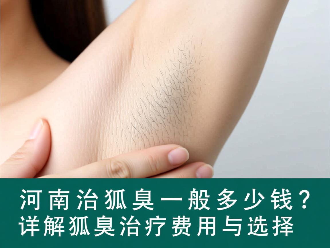 河南治狐臭一般多少钱？详解狐臭治疗费用与选择