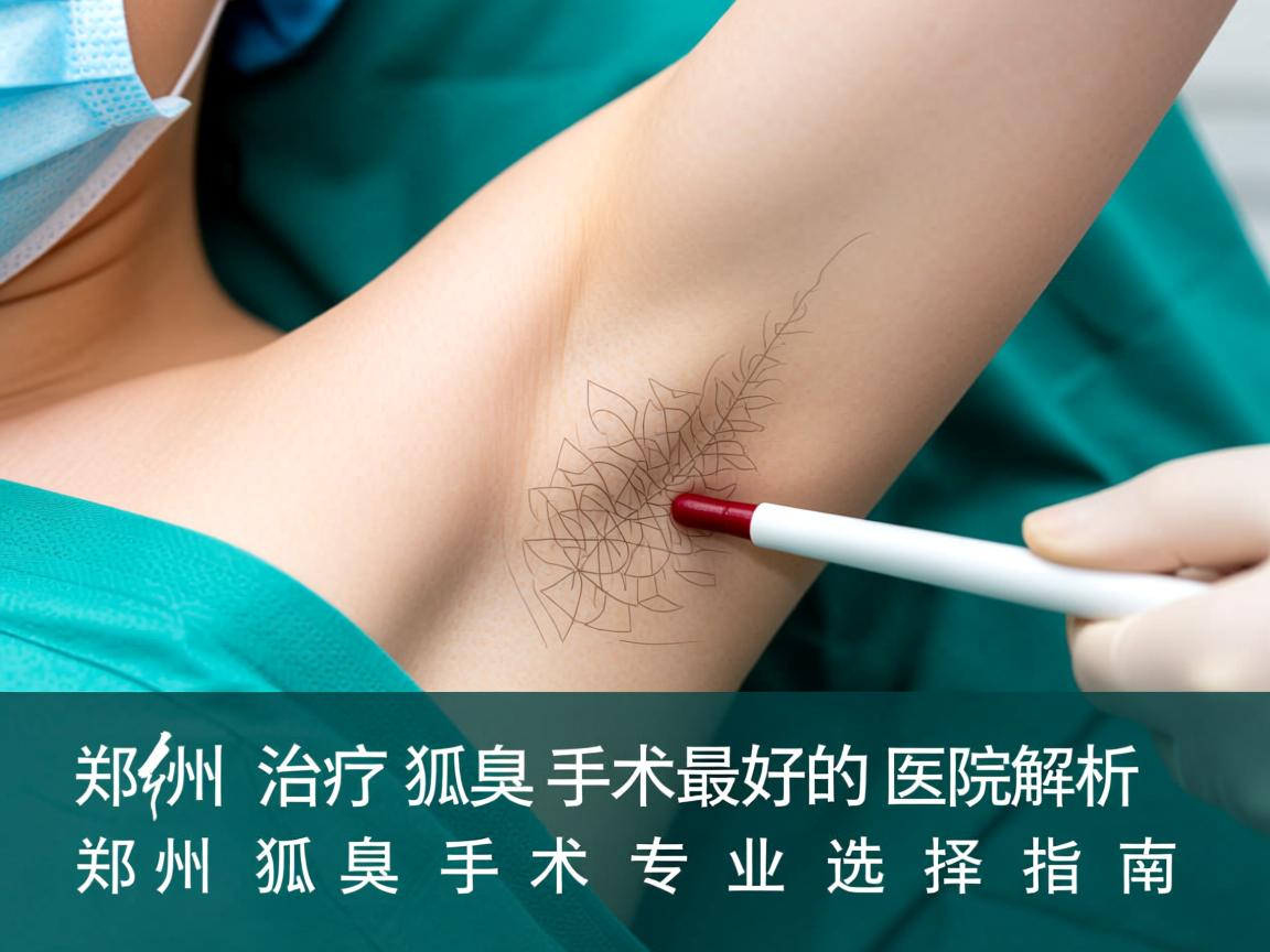郑州治疗狐臭手术最好的医院解析，郑州狐臭手术专业选择指南