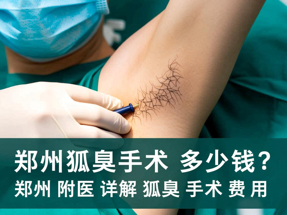 郑州狐臭手术多少钱？郑州附医详解狐臭手术费用