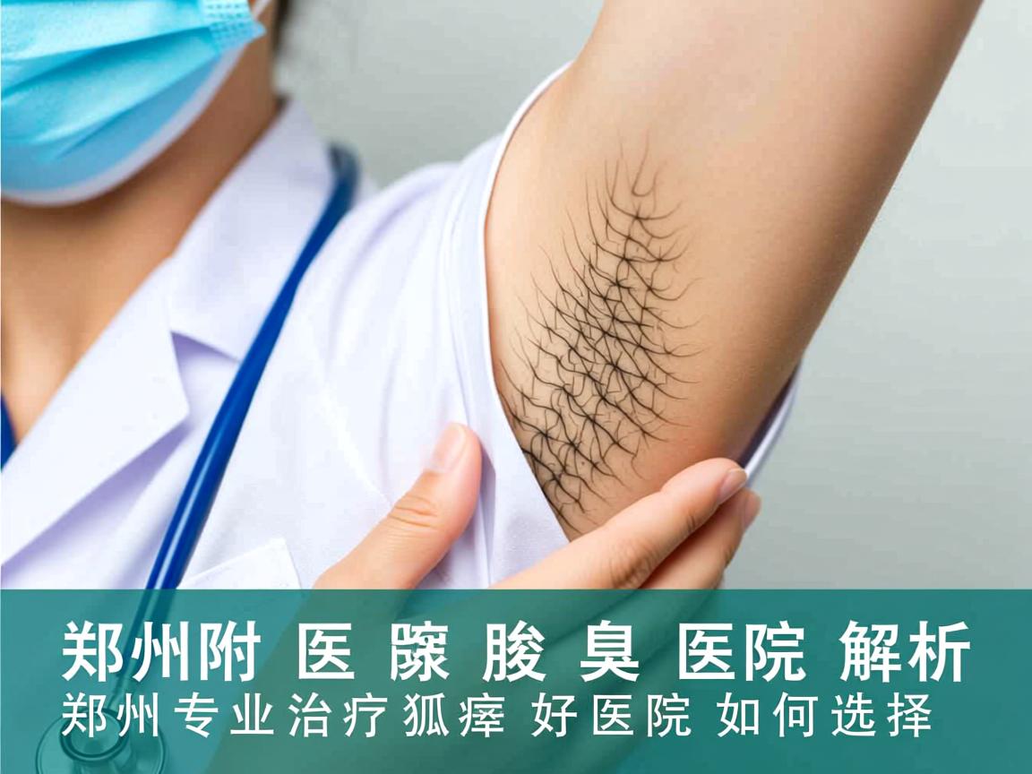 郑州附医腋臭医院解析，郑州专业治疗狐臭的好医院如何选择