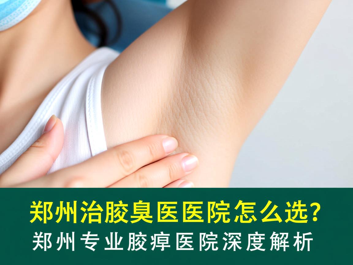 郑州治腋臭医院怎么选？郑州专业腋臭医院深度解析
