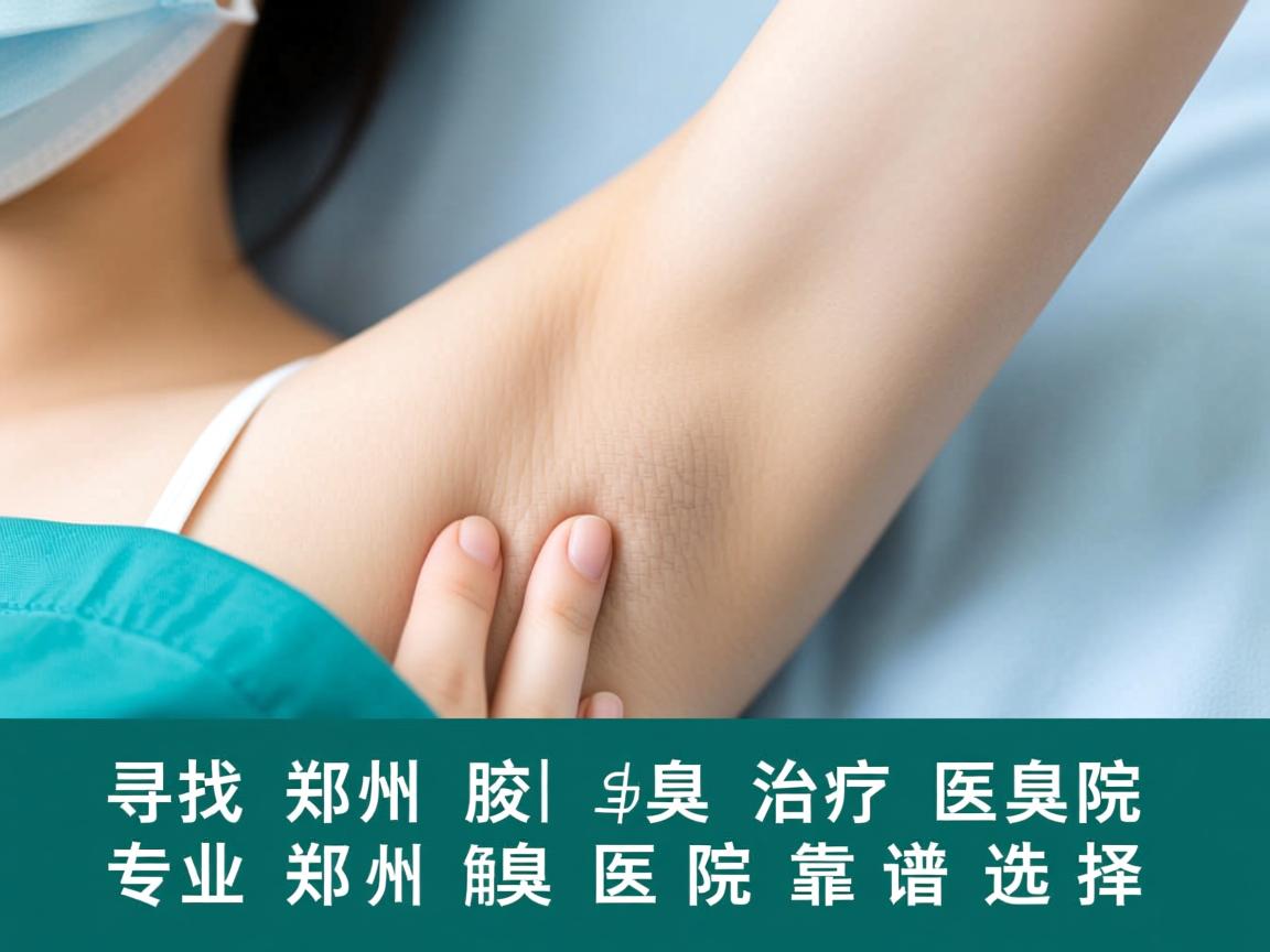 寻找郑州腋臭治疗医院，专业解析郑州腋臭医院的靠谱选择