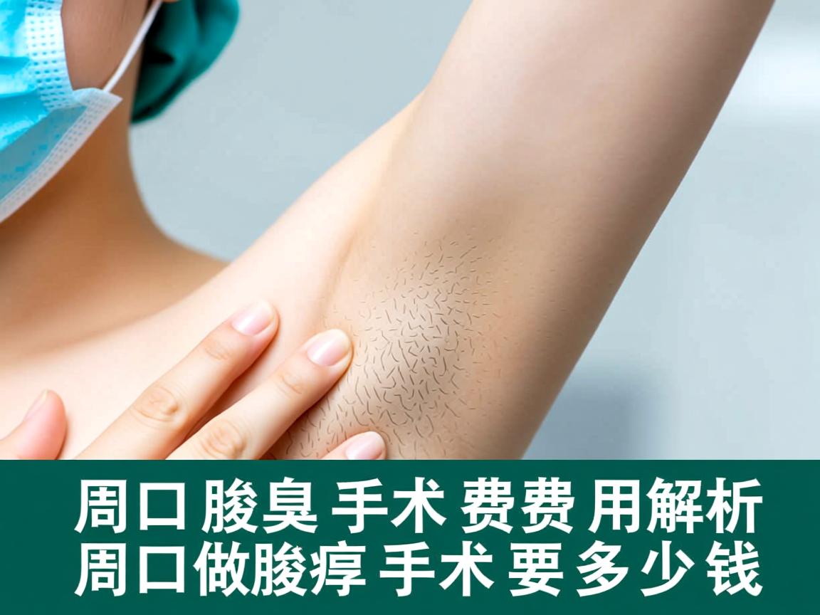 周口腋臭手术费用解析，周口做腋臭手术要多少钱