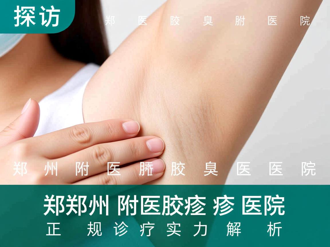 探访郑州附医腋臭医院，郑州附医腋臭医院正规诊疗实力解析