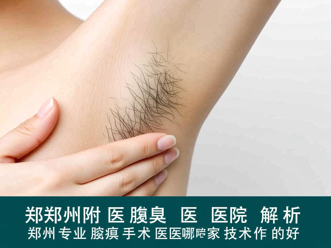 郑州附医腋臭医院解析，郑州专业腋臭手术医院哪家技术作的好