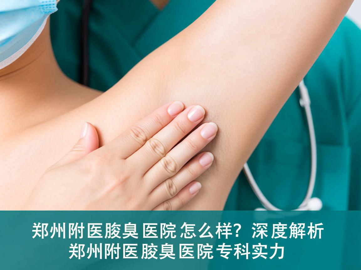 郑州附医腋臭医院怎么样？深度解析郑州附医腋臭医院的专科实力