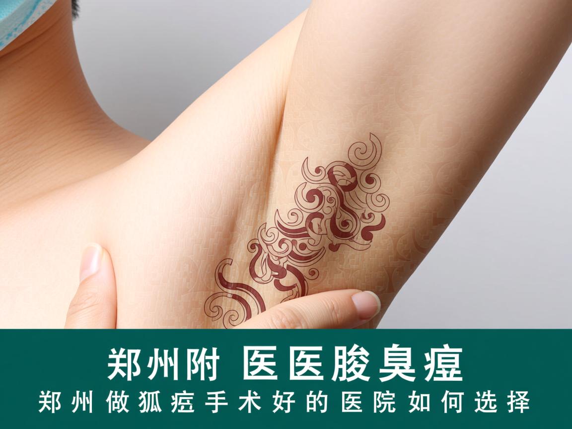 郑州附医腋臭医院解析，郑州做狐臭手术好的医院如何选择