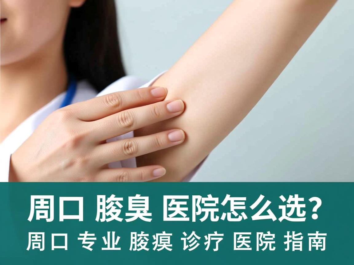 周口腋臭医院怎么选？周口专业腋臭诊疗医院指南