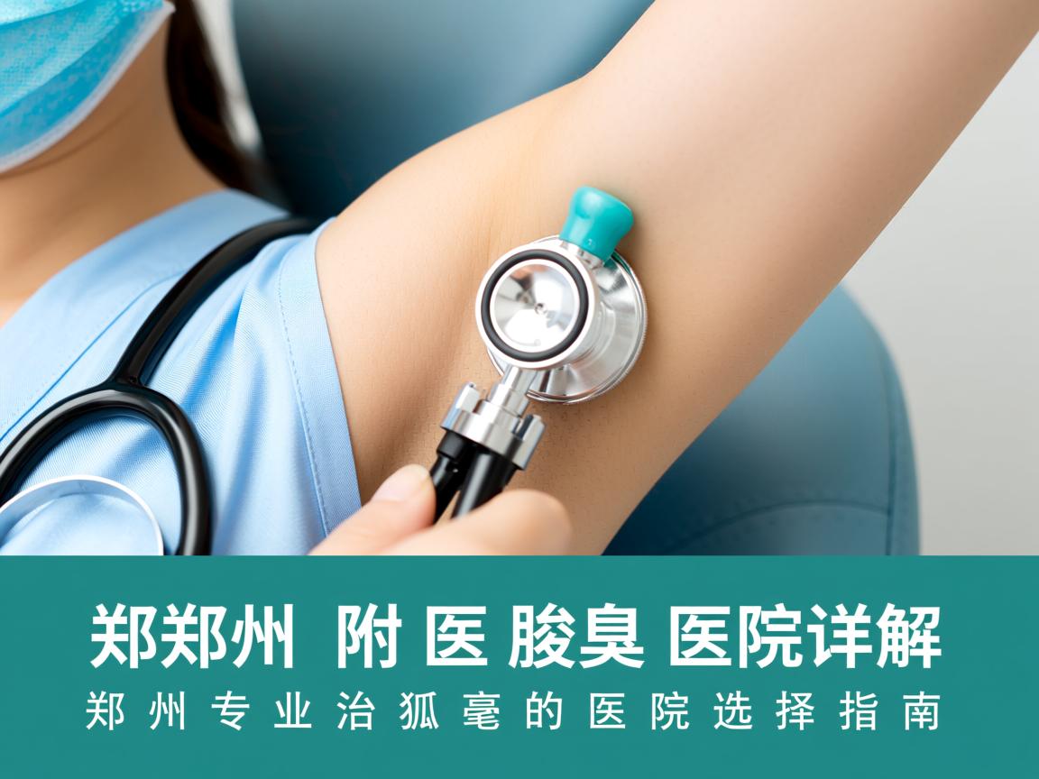 郑州附医腋臭医院详解，郑州专业治疗狐臭的医院选择指南