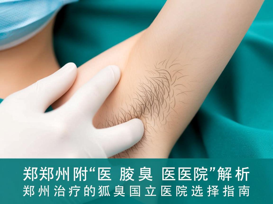郑州附医腋臭医院解析，郑州治疗狐臭的国立医院选择指南