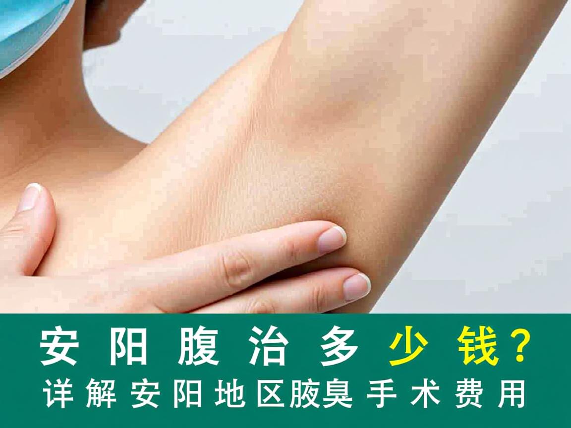 安阳腋臭治疗多少钱？详解安阳地区腋臭手术费用