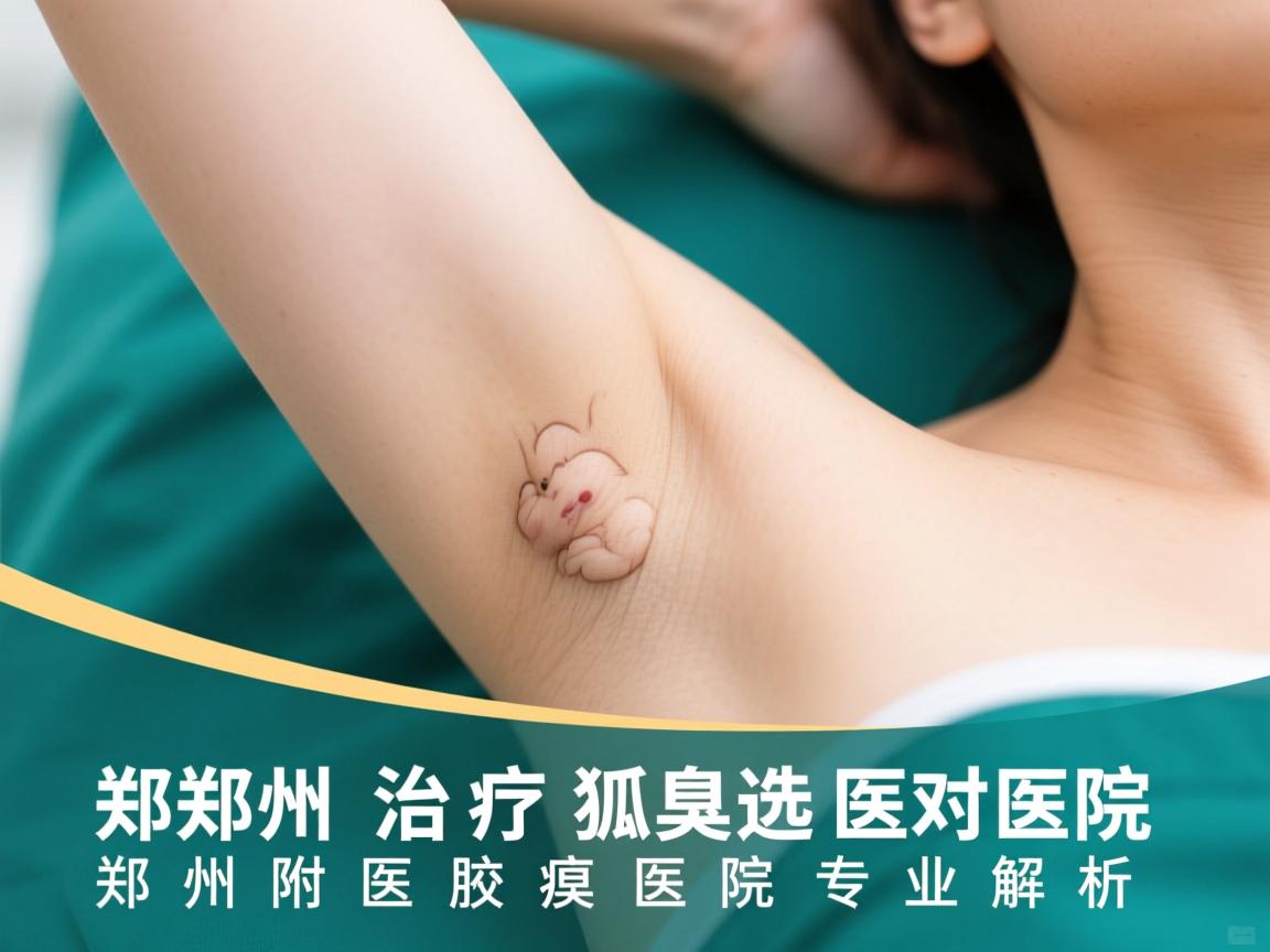 郑州治疗狐臭选对医院，郑州附医腋臭医院专业解析