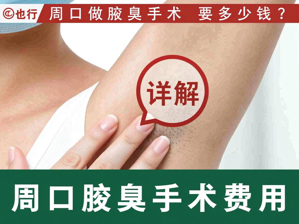 在周口做腋臭手术要多少钱?详解周口腋臭手术费用 在周口做腋臭手术要多少钱?详解周口腋臭手术费用