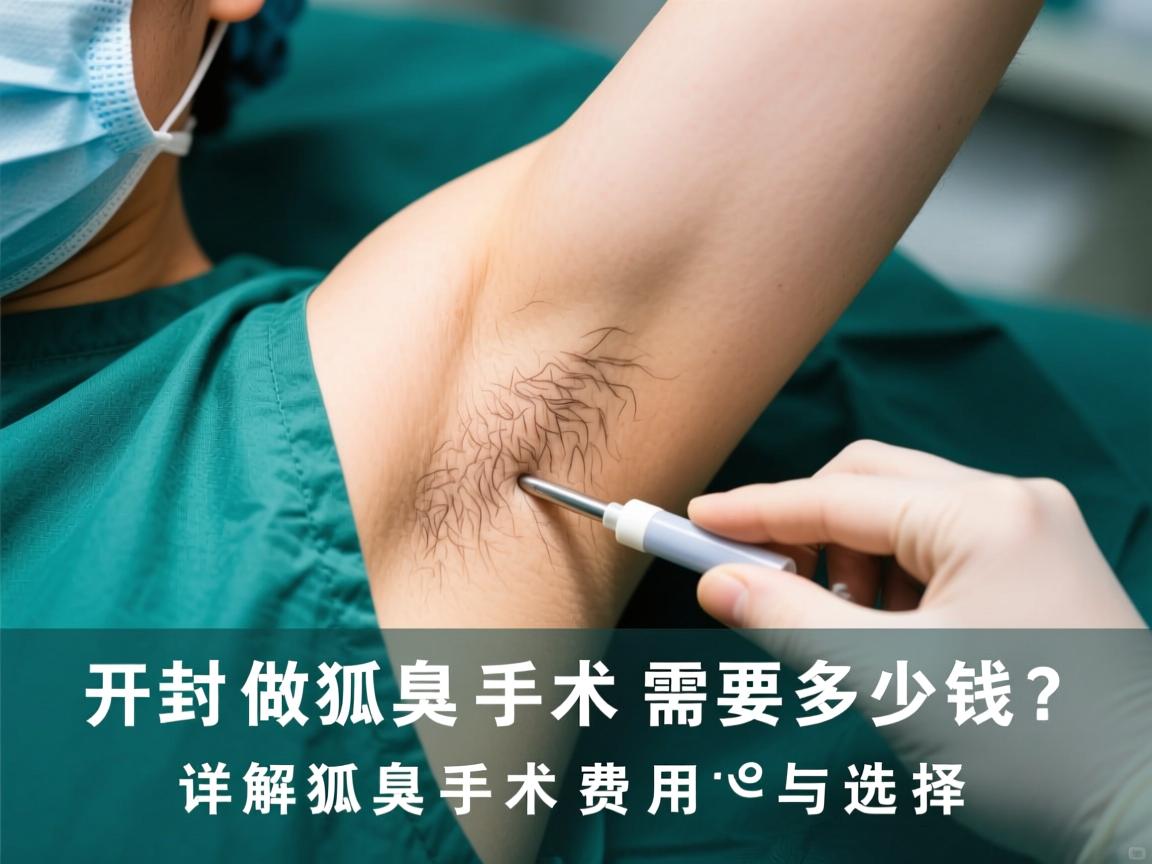 开封做狐臭手术需要多少钱?详解狐臭手术费用与选择 开封做狐臭手术需要多少钱?详解狐臭手术费用与选择